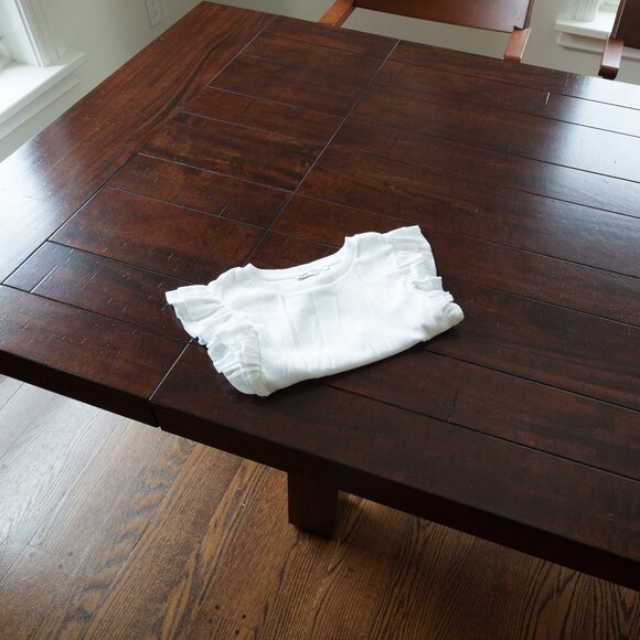 Zara white flutter top - Picture 2 of 4